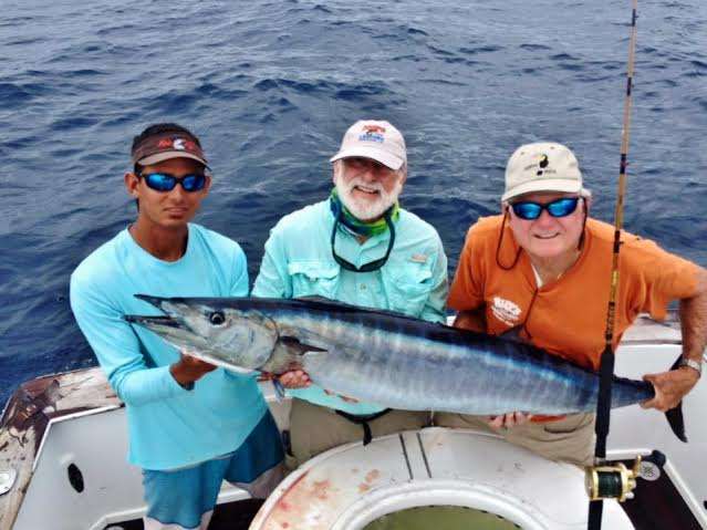 Wahoo caught during a Costa Rica sportfishing trip