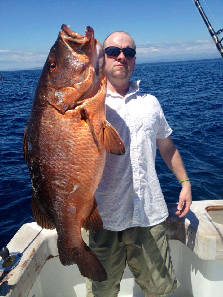 Near-shore snapper fishing Costa Rica