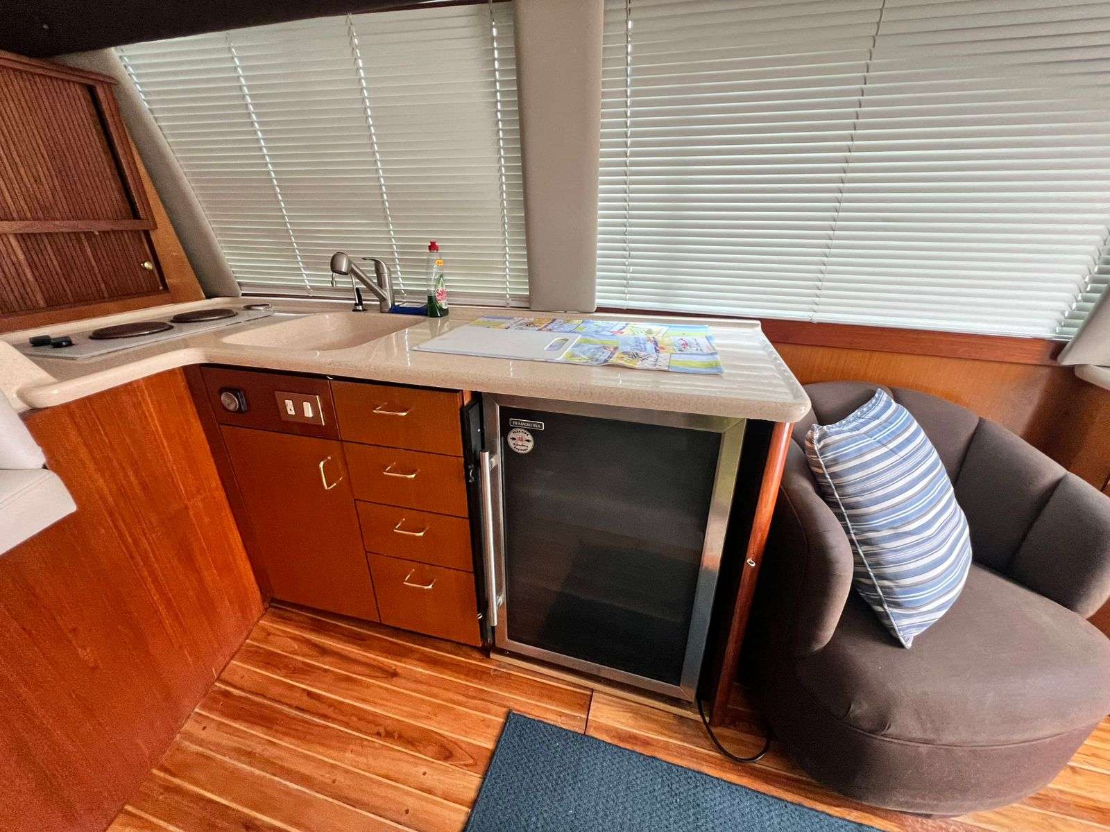 Summer Salt 43 galley and interior