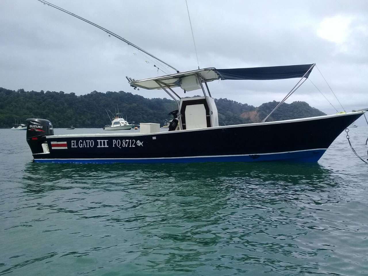 El Gato III 26ft fishing charter Flamingo Costa Rica