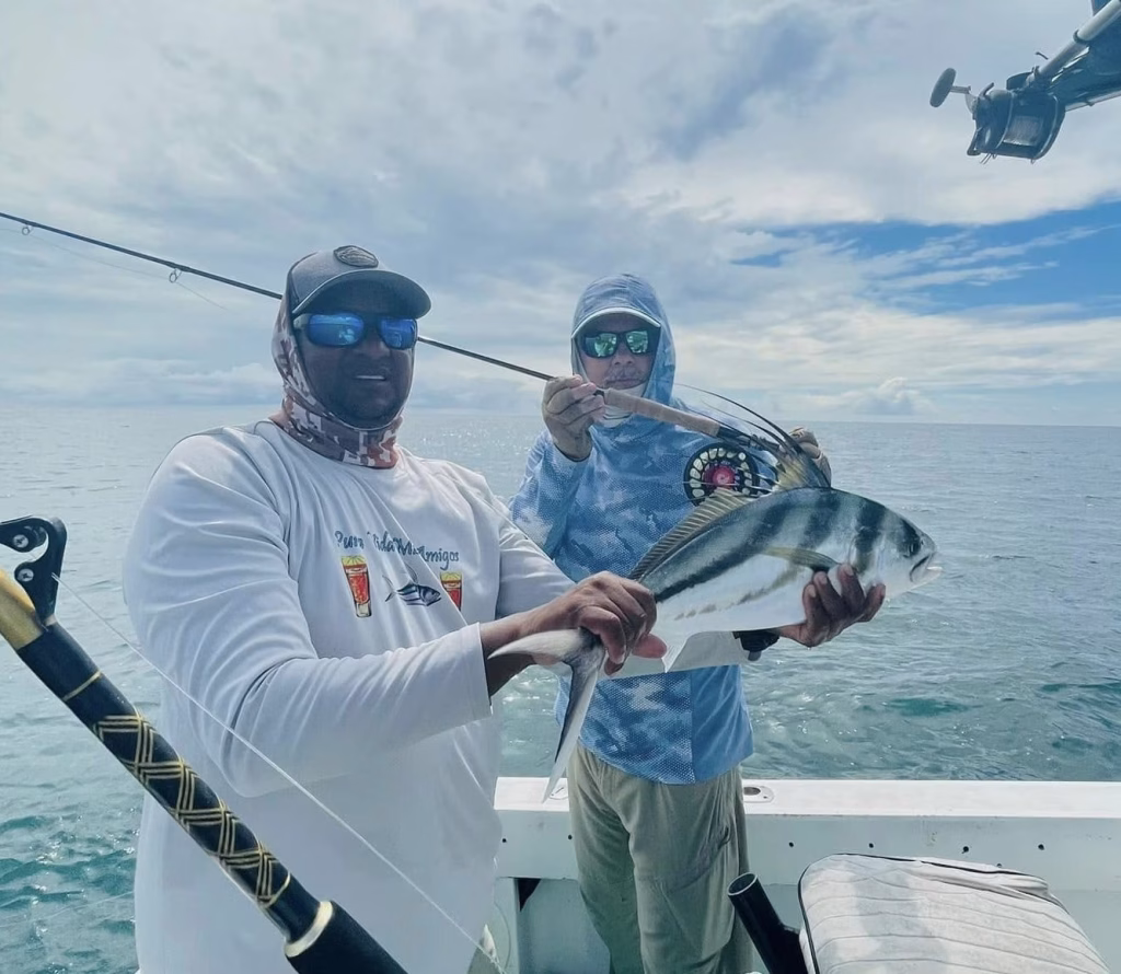 Small roosterfish caught while fishing in Costa Rica