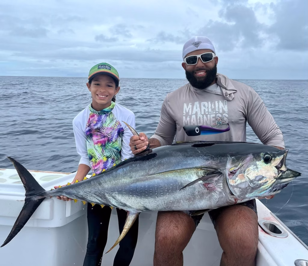 Yellowfin tuna deep sea fishing Costa Rica